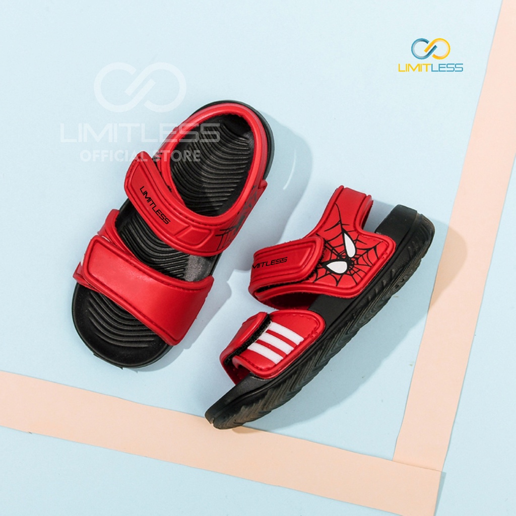 Zerolimit - Sepatu Sandal Anak Lucu Kekinian Sendal Sepatu Anak Laki Laki Batman Spiderman Sandal Anak Spiderman Keren