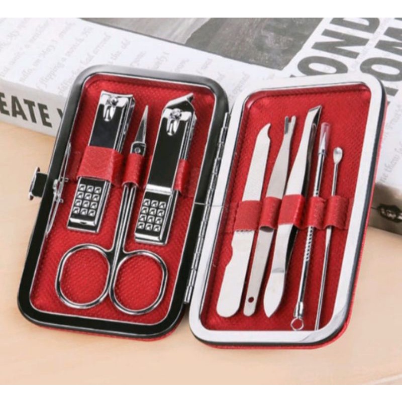 Gunting Kuku Alat set kuku meni pedi isi 8 pcs