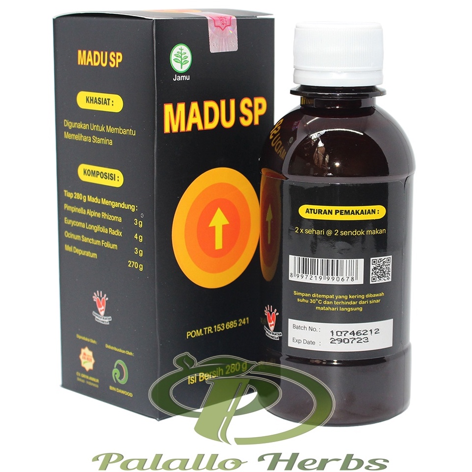 Madu SP BIN DAWOOD 280GR - Madu Herbal untuk Stamina Pria, POM Terdaftar