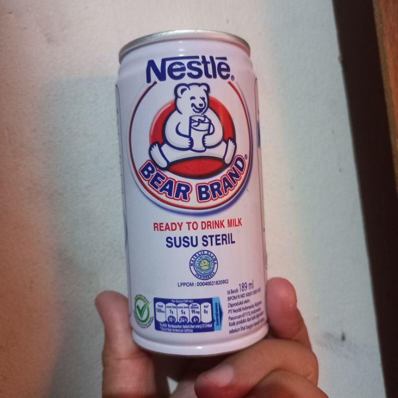 

Nestle Bear Brand Susu Beruang 189ml Susu Steril Bearbrand