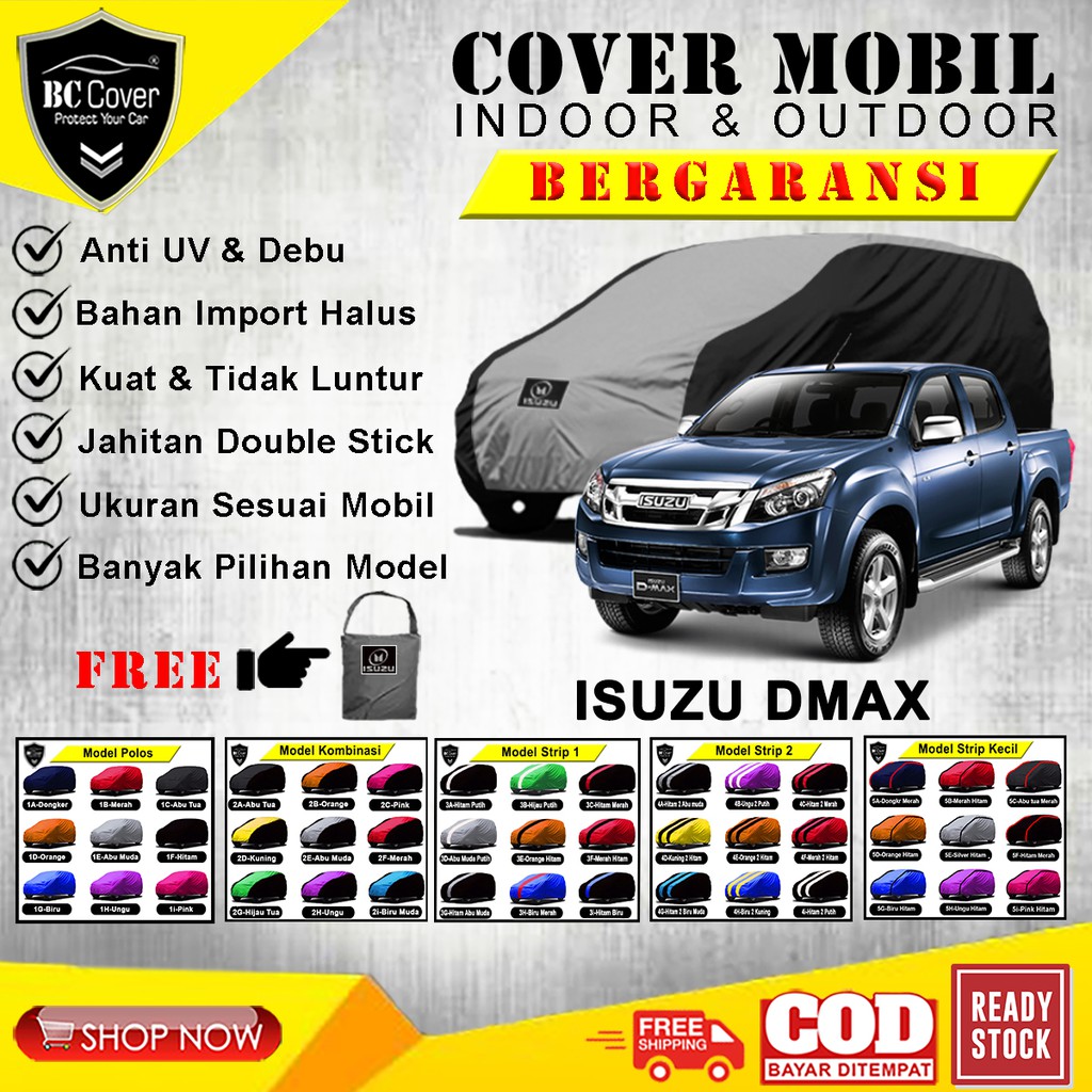 Cover Mobil Isuzu DMAX, Sarung Mobil Isuzu DMAX, Selimut Mantel Penutup Pelindung Jas Kerudung Mantol Tutup D-MAX Outdoor