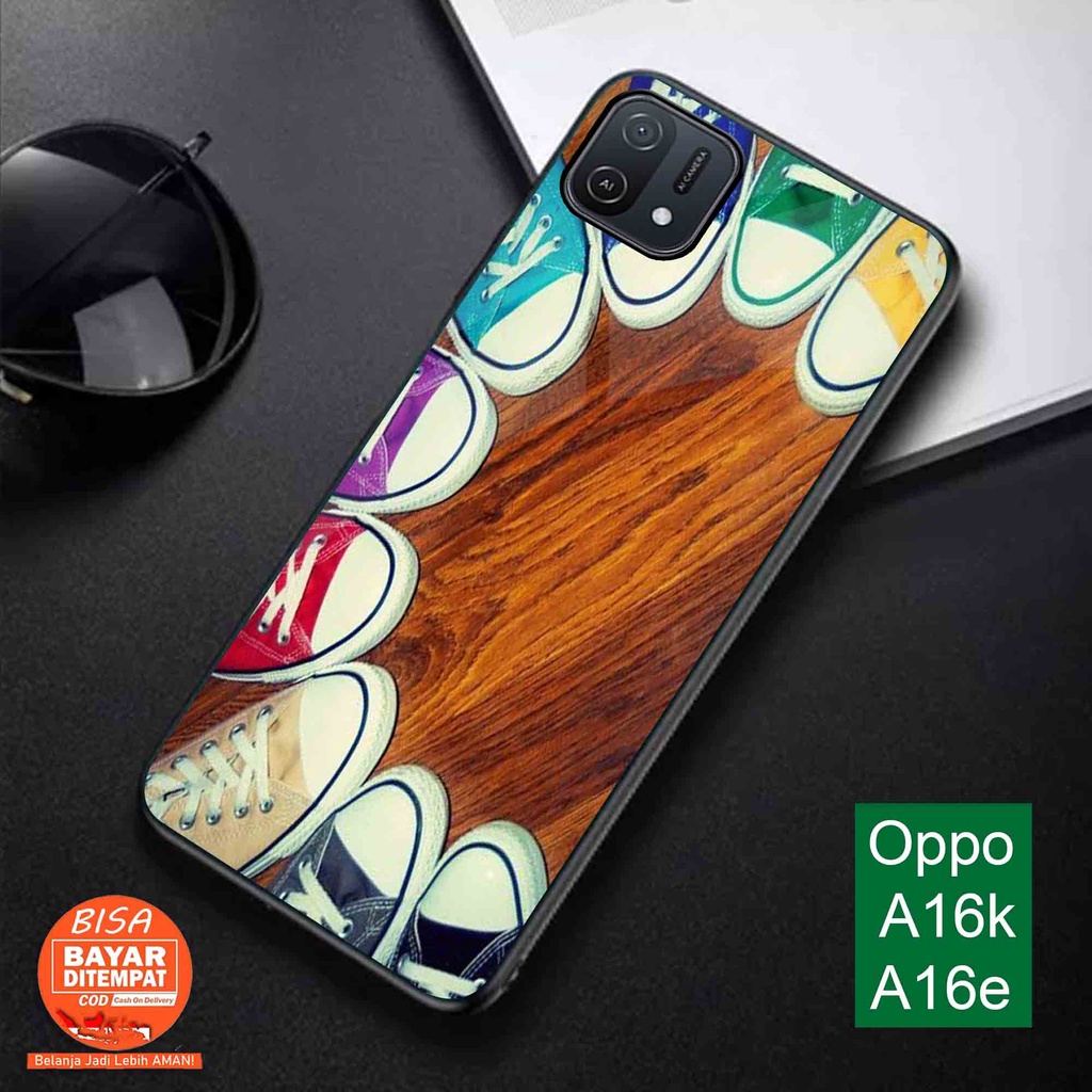 Case Oppo A16K A16E - Motif Case [ Aesth Cnvrs ] - Hardcase Oppo A16K A16E - Softcase Oppo A16K A16E