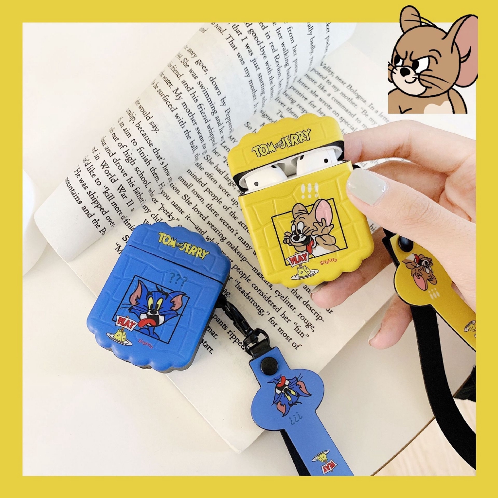 Airpod Versi Q Motif Kartun Hewan Tikus Kucing Kreatif