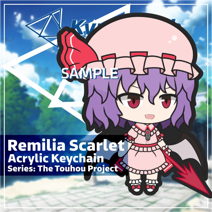 Keychain Touhou Remilia Scarlet
 | KyraMerch Anime Fanmerch Dealer