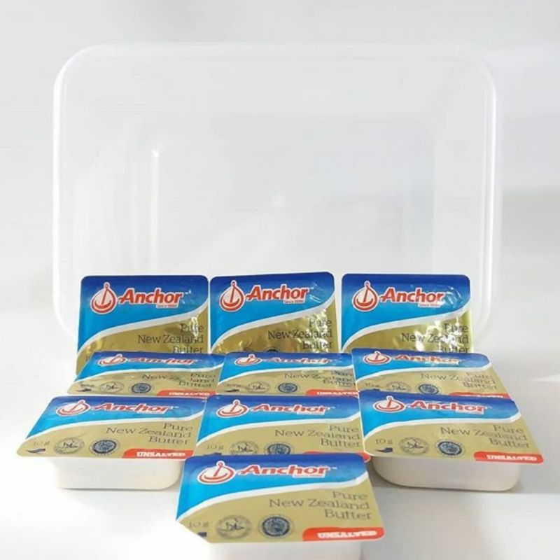 

BgKr Anchor Butter Unsalted Butter 10 x 7 gr, Best Seller / Mini Cup