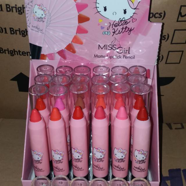 MISS GIRL mate lipsstick pensil / harga per lusin