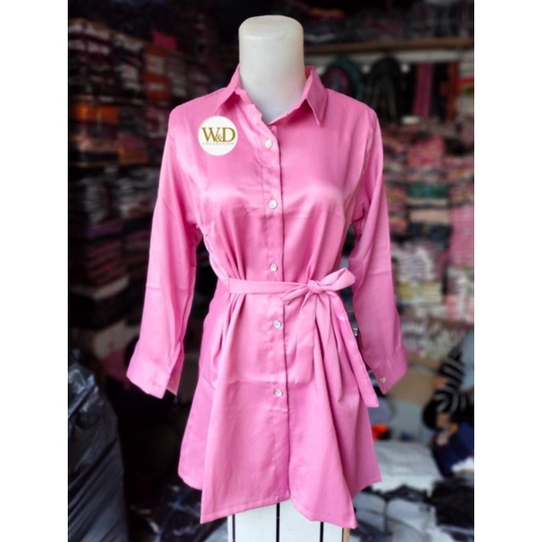 Midi dress Misa long tunik polos premium wanita terbaru 2021 kekinian remaja korean style muslim 06