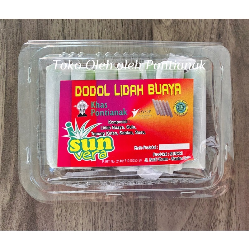 

Dodol lidah Buaya Isun vera 100g Khas Pontianak