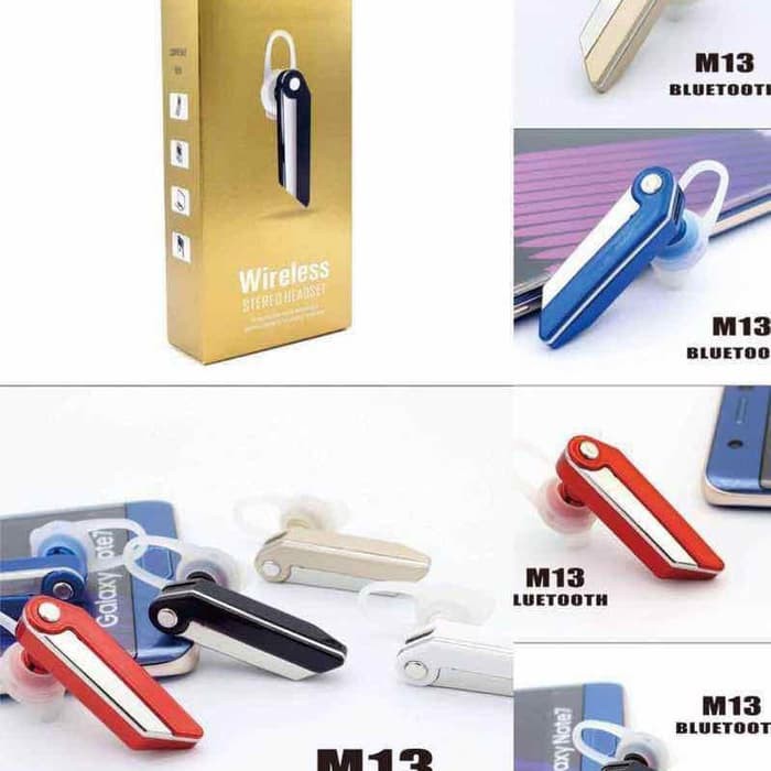 Wireless Bluetooth Stereo M13 - Headset bluetooth V4.1 Sport M13
