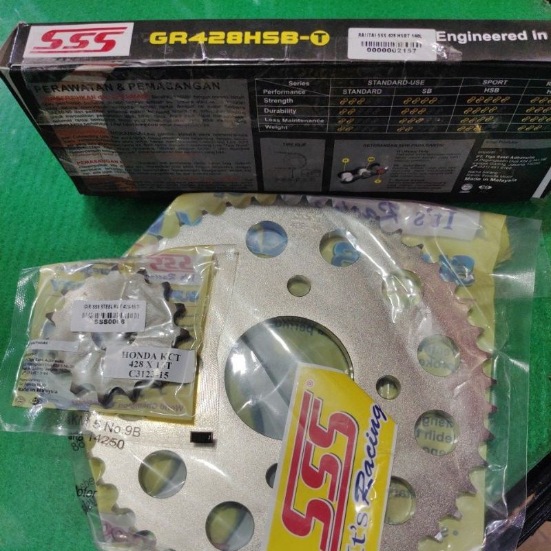 GEAR SET SSS CB/CBR150R 4 LOBANG