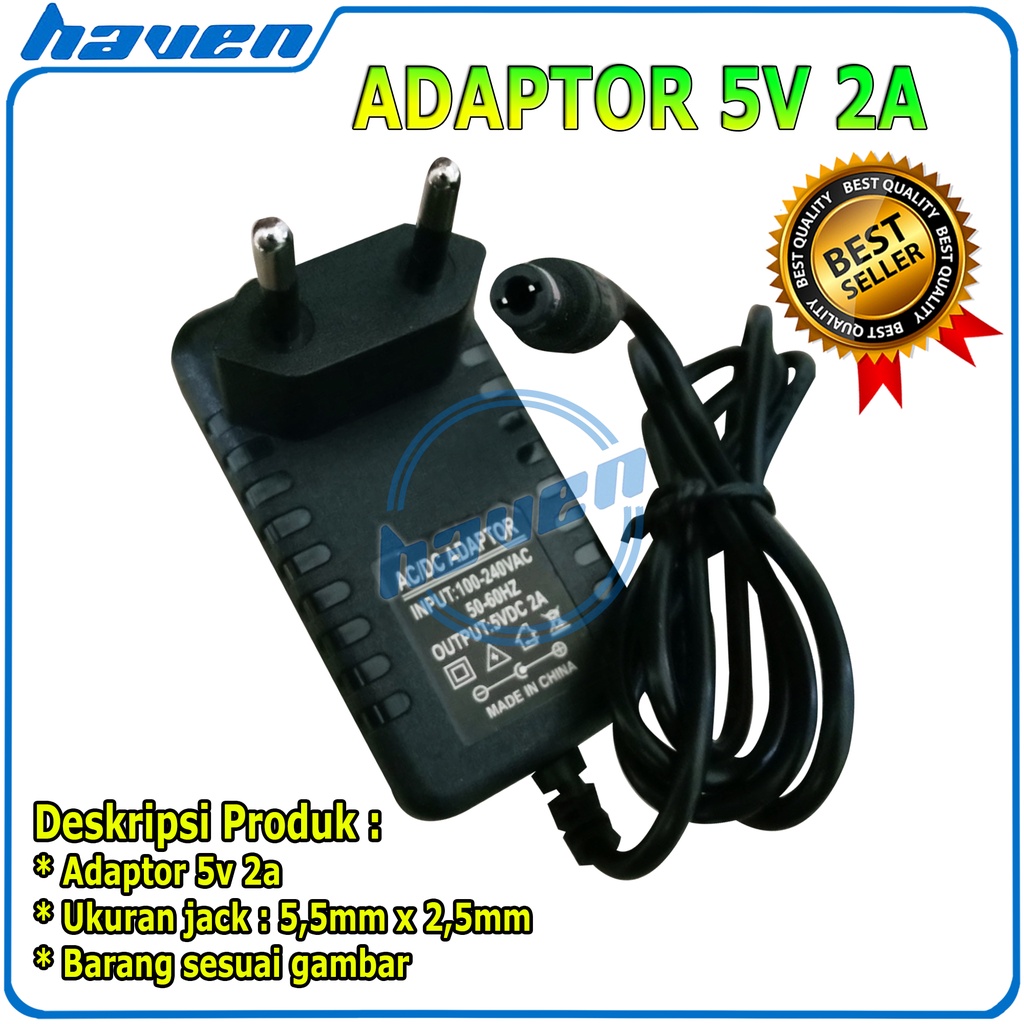 Adaptor 5v 2a Adapter Power Supply 5v 2a Adaptor DC 5V 2a