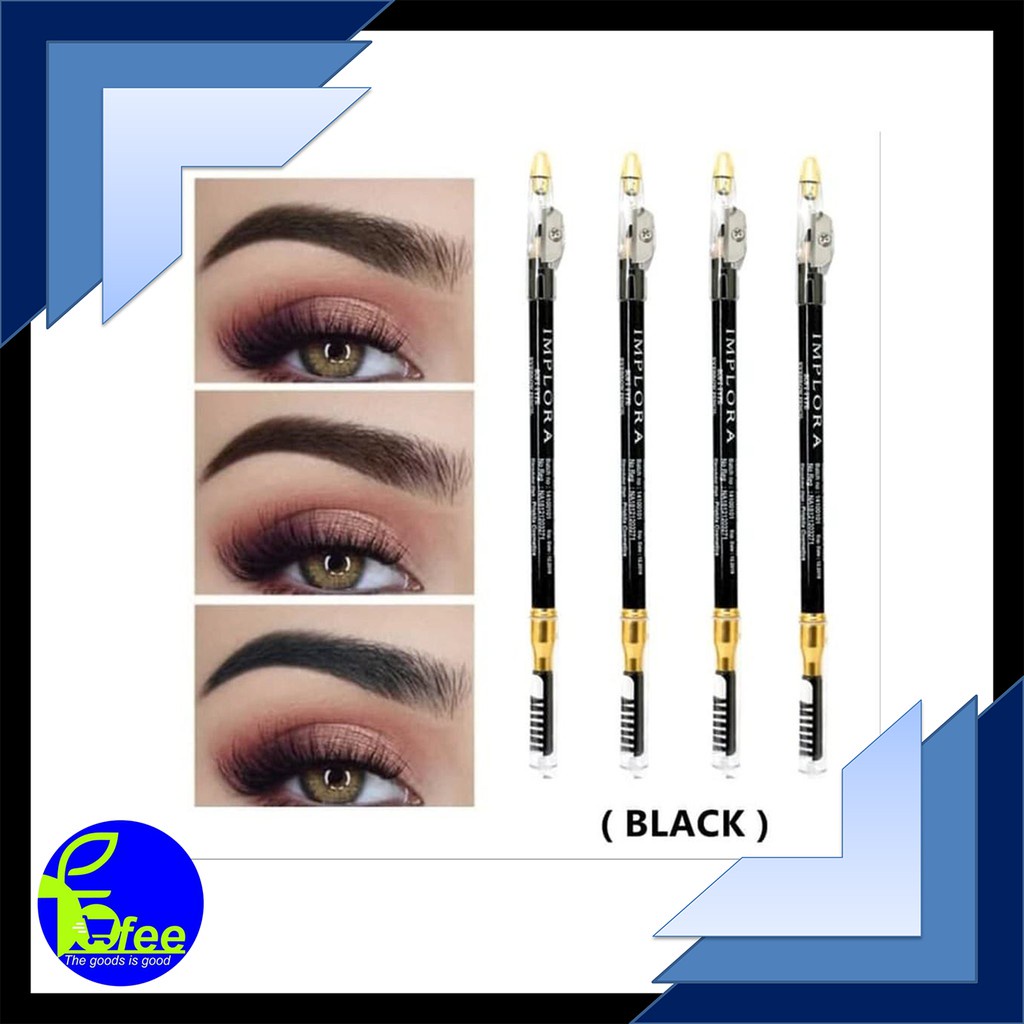 [LOCAL] - Implora Pensil Alis BPOM / Eyebrow Ppencil Kode PA11