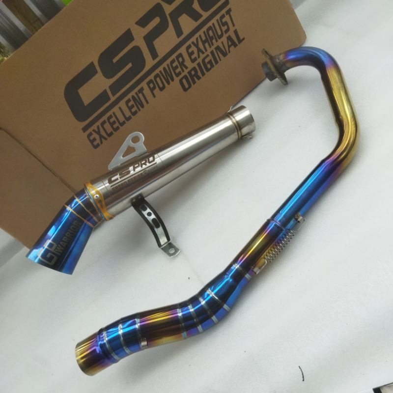 0pen spec CS PRO original PIPE 1 set and Big Elbow 51mm for raider 150 carb/fi / sniper 150 / tmx 12
