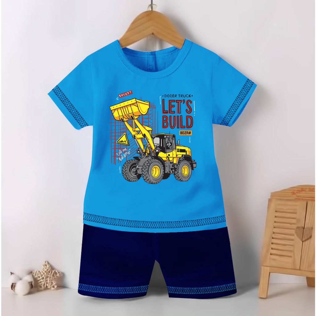 Jual STELAN ANAK TRAK DOZER STELAN GAMBAR TRUK ANAK USIA 1 TAHUN SAMPAI