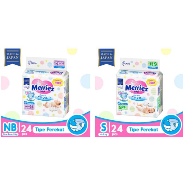 Merries Premium Tape NB24 / S24 Tipe Perekat