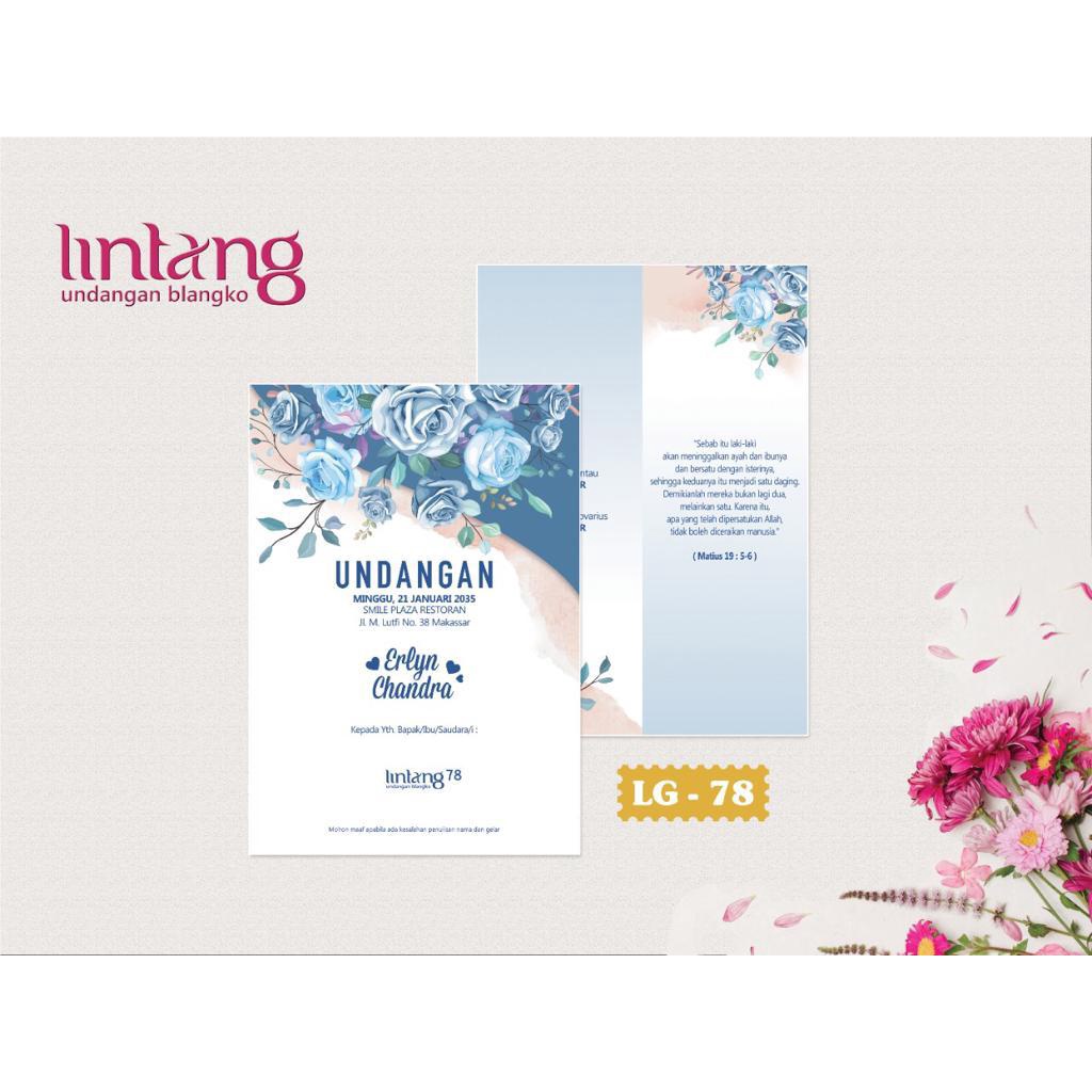 Lintang 78 | Blangko Undangan | Undangan Kosongan (Free File Setting Corel)
