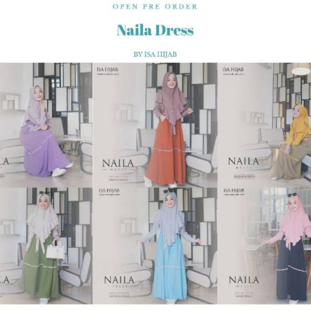 Naila dress by isa hijab