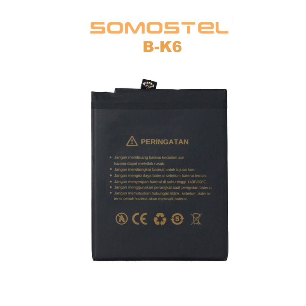 Somostel - B-K6 Vivo V19 Batre Batrai Baterai