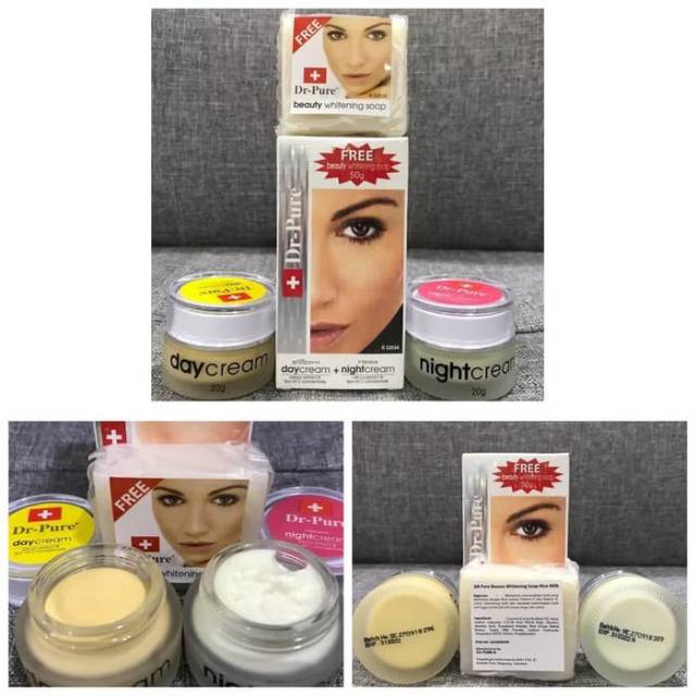 Dr Pure Cream Set Original BPOM Paket DR PURE