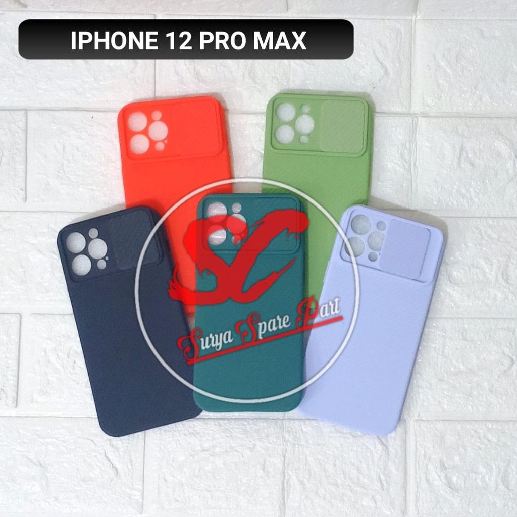 SOFTCASE SLIDE CAMERA PROTECTOR IPHONE 12 OIPHONE 12 PRO IPHONE 12 PRO MAX - SC