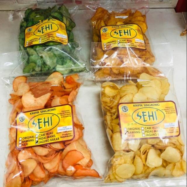 

Keripik singkong varian rasa