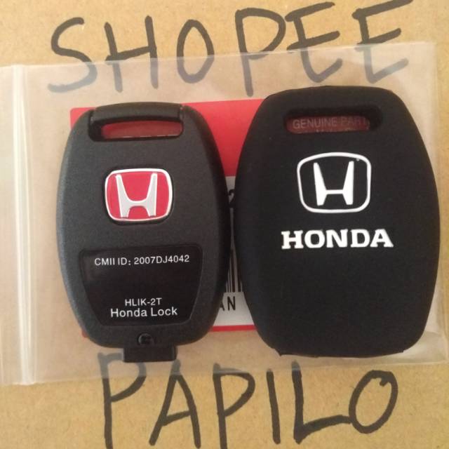 CASING + SILIKON KUNCI HONDA JAZZ - COVER SARANG SARUNG CASE RUMAH KUNCI HONDA JAZZ JAZZ RS + KONDOM