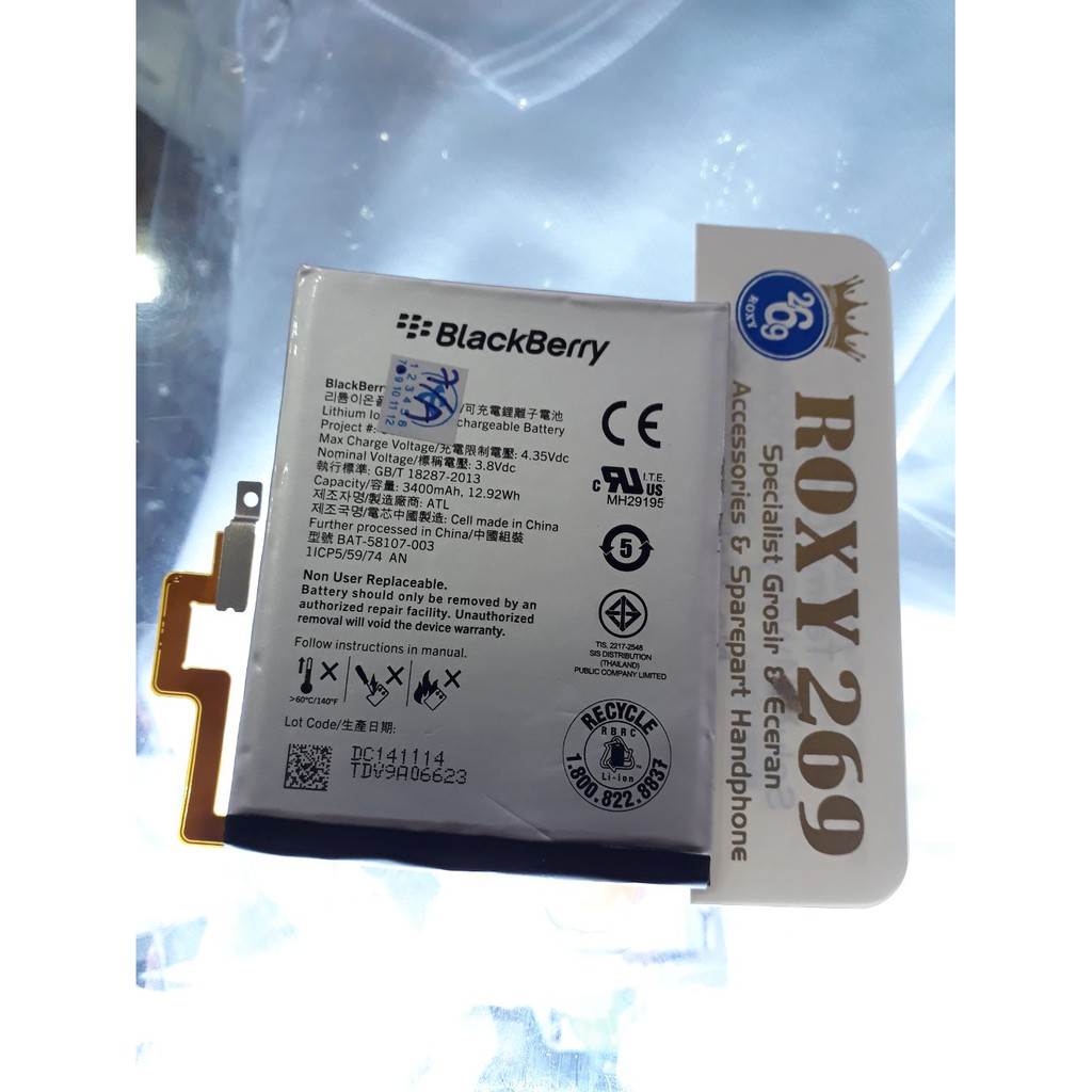 Batre Baterai HP BB Q30 Ori - Batterai Battre Battery Batt Battere Handphone BlackBerry PASSPORT PAS