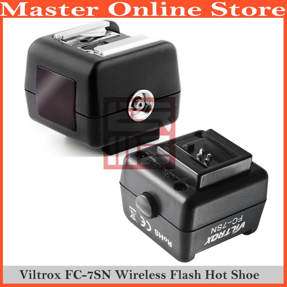 FC-7SN Wireless Flash Hot Shoe Optical Slave Trigger Adapter Converter for Canon Nikon to DSLR Sony