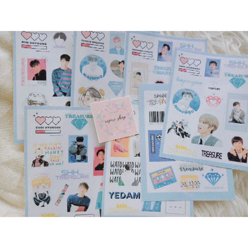 

STICKERS PACK TREASURE | STICKER SHEET TREASURE