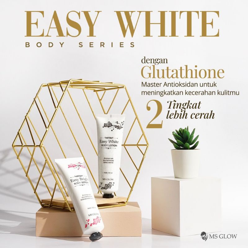 EASY WHITE BODY PAKET MS GLOW ORIGINAL