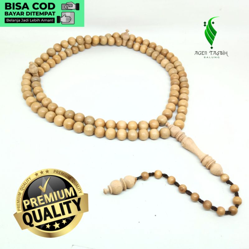 TASBIH 99 TASBIH BIDARA ARAB ASLI SIZE 8MM/10MM, ORIGINAL!!! KAYU LANGKA BERTUAH KARIMUNJAWA