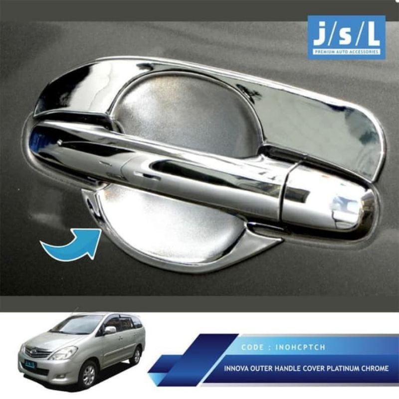 Kijang Innova Outer Handle Cover Platinum Chrome/Aksesoris Innova