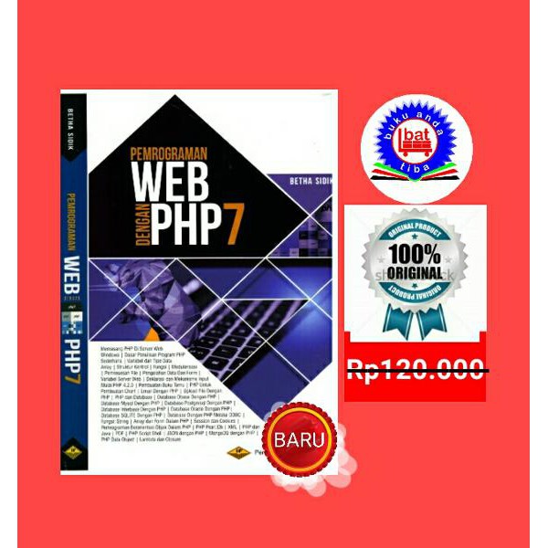 Buku PEMROGRAMAN WEB DENGAN PHP 7 > BETHA SIDIK | Shopee Indonesia