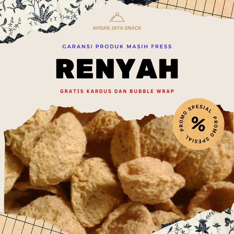 

Kripik Tahu Walik Pong Krispi Kiloan Tahu bulat Kulit tahu Ekonomis 200gram