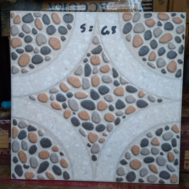 KERAMIK LANTAI KAMAR MANDI 25x25 ASIA TILE RUCOLA BROWN