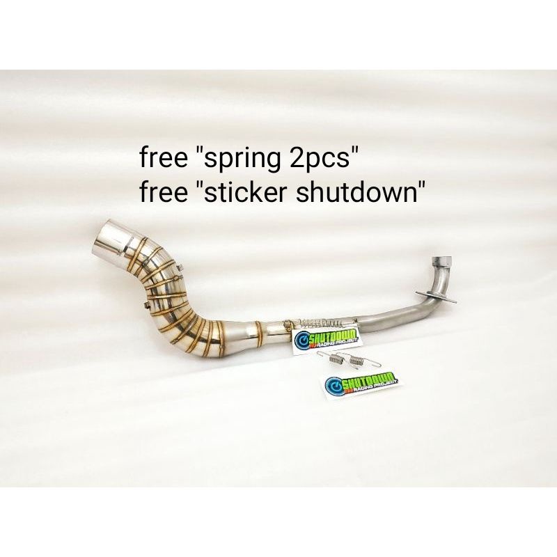 JK Elbow highmount pipe smash 115 - xrm 110 - wave 100 - xrm 125 - wave 125 - fury 125 - rs125