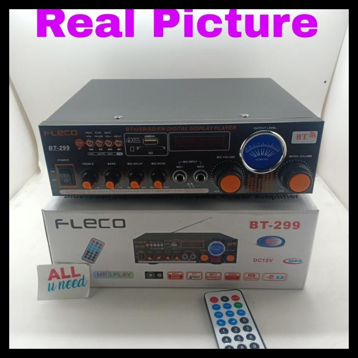 Power Amplifier Fleco Bt-299 - Amplifier Karaoke - Amplifier Bluetooth