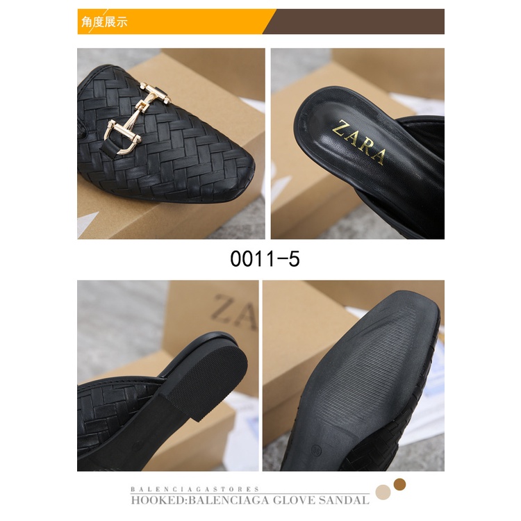 ZR  Horsebit Mule Flat #0011-5