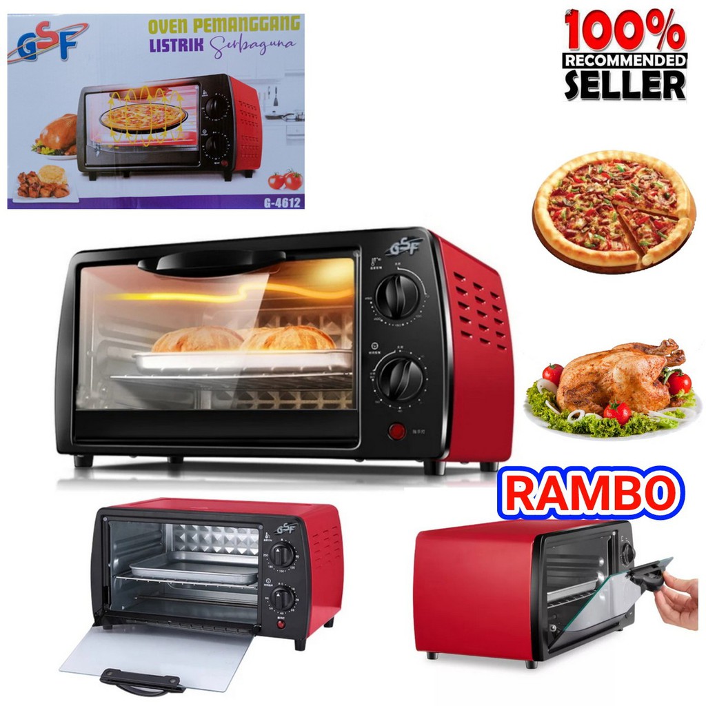 OVEN LISTRIK PEMANGGANG GSF OV3N5 / ALAT PANGGANG SERBAGUNA GSF G-4612