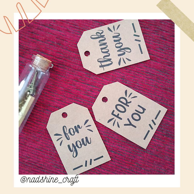 

Hang tag rustic/label tag/hang tag craft/label hand made/hang tag for you/hang tag thank you harga/10pcs