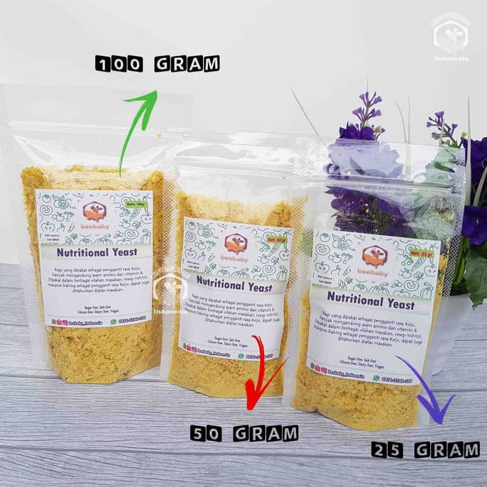 

Toko-Bahan-Kue- Premium Nutritional Yeast Powder Ragi 100 Gr - Ny 25 Gr -Terlengkap-Termurah-