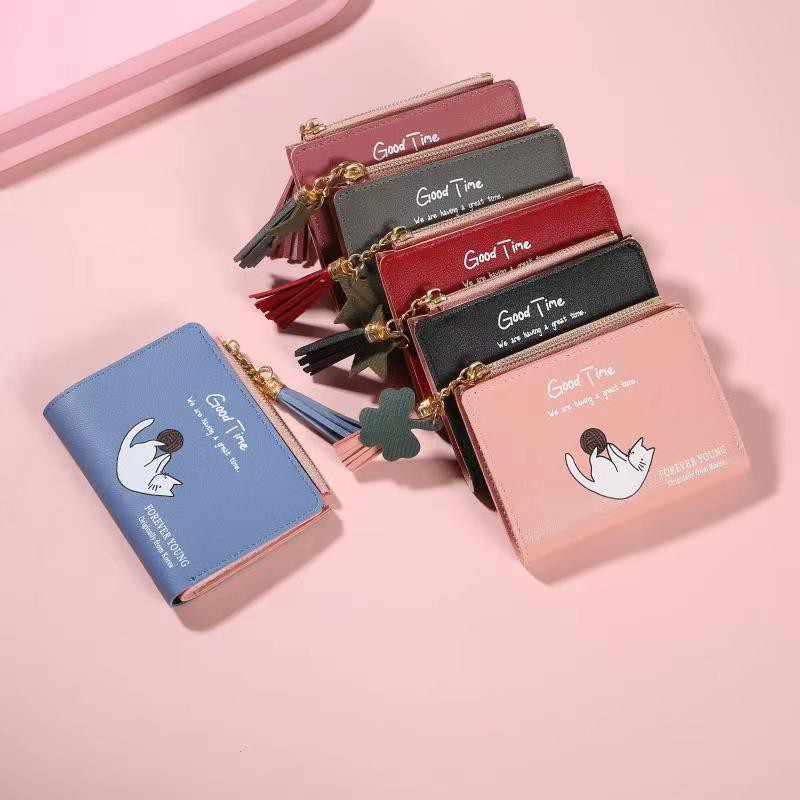 (27AN.ID) Dompet Lipat Wanita AS3011 Dompet Wanita import Murah Lipat Kecil Lucu & Cantik Real Pict-8