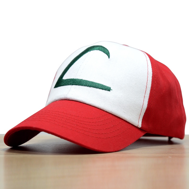 Topi baseball Motif Bordir Kartun anime Pok Mon