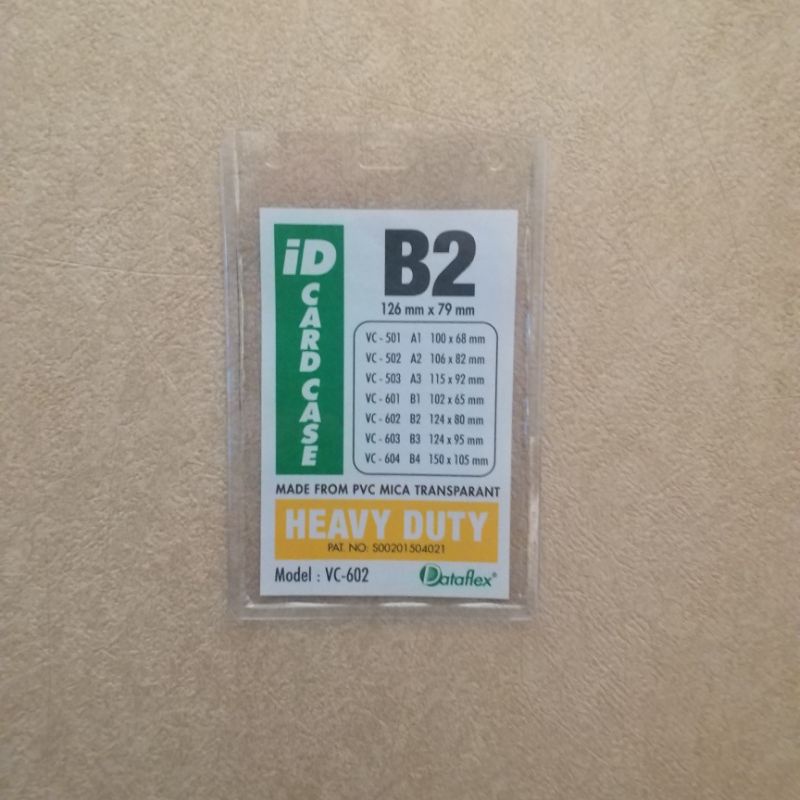 

ID CARD holder Id CARD case DATAFLEX B2 heavy duty. NAMETAG plastik.