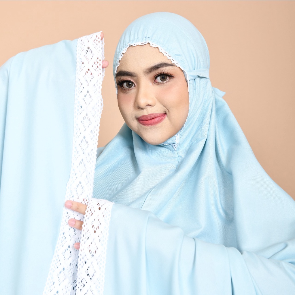 Mukena Dewasa Daily Renda Rajut By Kamelia Collection Bisa Cod