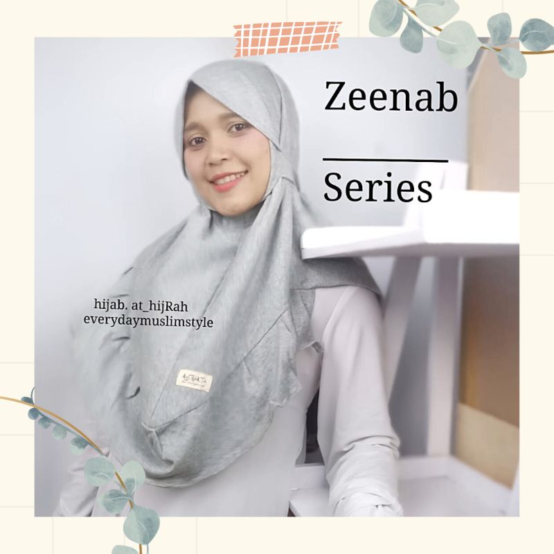 Hijab Zeenab Dewasa Series //Jilbab Instan Dewasa