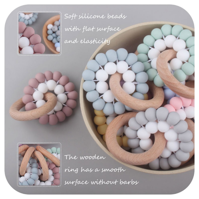 Mary Mainan Teether Bayi Bahan Silikon Food Grade