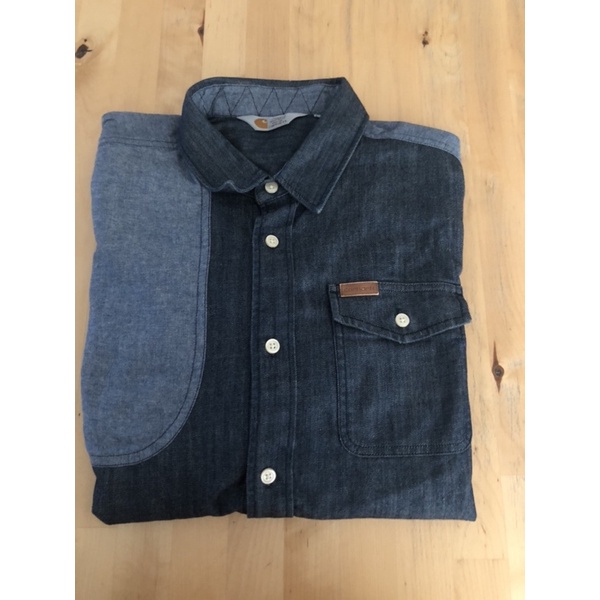 Kemeja jeans carhatt size L