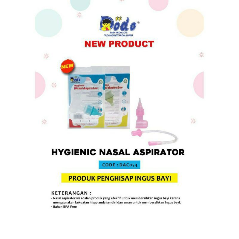 DODO NASAL ASPIRATOR WITH SELANG ALAT PENGHISAP INGUS BAYI