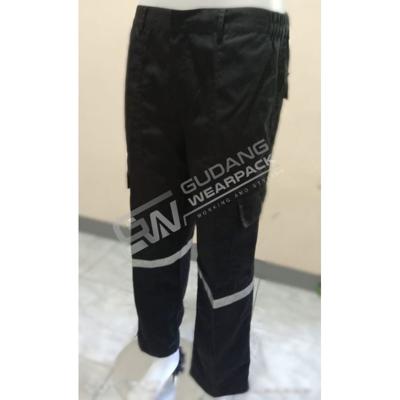 CELANA KERJA Gudang Wearpack - Celana Kerja Seragam Proyek Warna Hitam